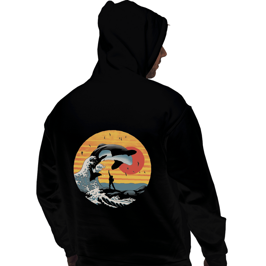 Shirts Pullover Hoodies, Unisex / Small / Black The Great Killer Whale