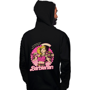Daily_Deal_Shirts Pullover Hoodies, Unisex / Small / Black Barbarian Doll
