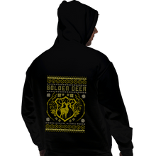 Load image into Gallery viewer, Shirts Pullover Hoodies, Unisex / Small / Black Golden Deer Sweater

