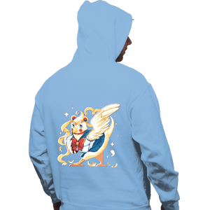 Daily_Deal_Shirts Pullover Hoodies, Unisex / Small / Royal Blue Sailor Bird