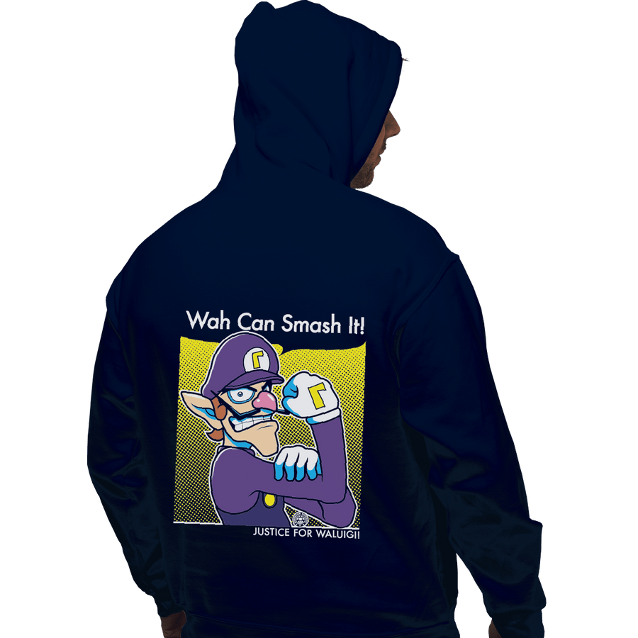 Shirts Pullover Hoodies, Unisex / Small / Navy Wah Can Smash It!