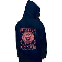 Load image into Gallery viewer, Daily_Deal_Shirts Pullover Hoodies, Unisex / Small / Navy Huge Brain
