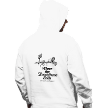 Load image into Gallery viewer, Shirts Pullover Hoodies, Unisex / Small / White Where The Zoom Frame Ends
