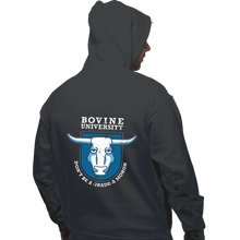 Load image into Gallery viewer, Daily_Deal_Shirts Pullover Hoodies, Unisex / Small / Charcoal Bovine University
