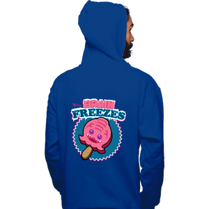 Daily_Deal_Shirts Pullover Hoodies, Unisex / Small / Royal Blue Krang's Brain Freezes