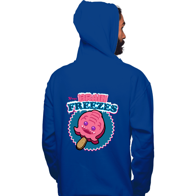 Daily_Deal_Shirts Pullover Hoodies, Unisex / Small / Royal Blue Krang's Brain Freezes