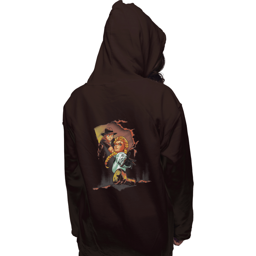 Shirts Zippered Hoodies, Unisex / Small / Dark Chocolate Let it Go