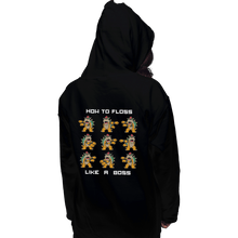 Load image into Gallery viewer, Shirts Pullover Hoodies, Unisex / Small / Black Floss Boss

