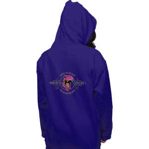 Shirts Pullover Hoodies, Unisex / Small / Violet Barney In Concert