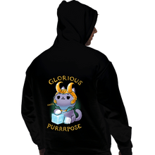 Load image into Gallery viewer, Shirts Pullover Hoodies, Unisex / Small / Black Mischief Cat
