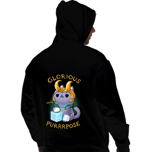 Shirts Pullover Hoodies, Unisex / Small / Black Mischief Cat
