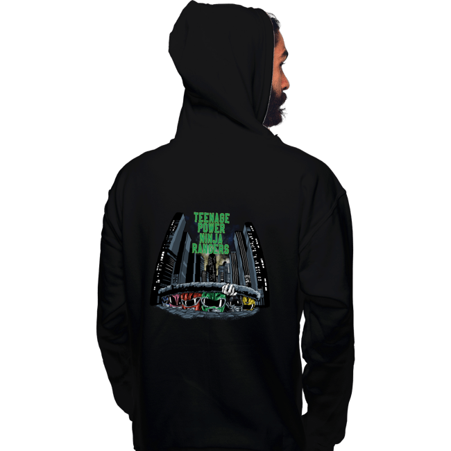 Last_Chance_Shirts Pullover Hoodies, Unisex / Small / Black Teenage Power Ninja Rangers