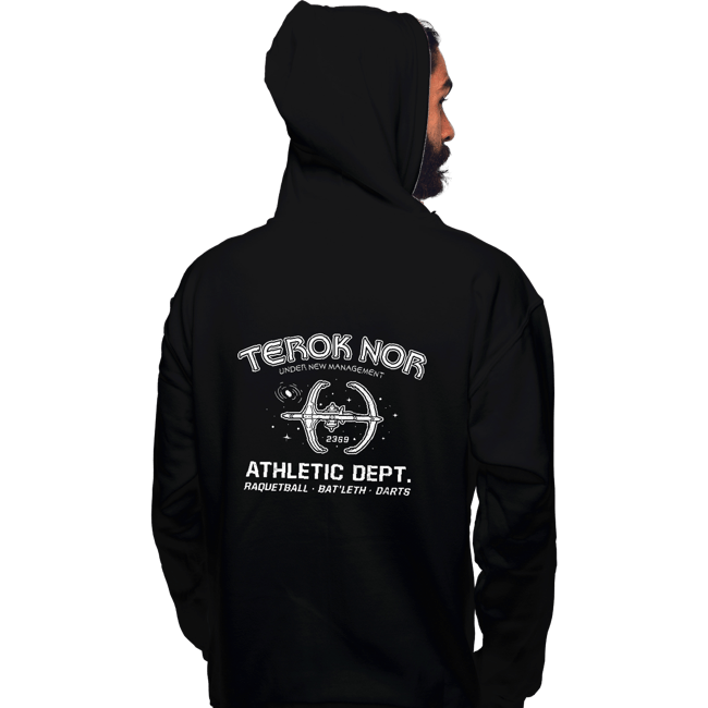 Last_Chance_Shirts Pullover Hoodies, Unisex / Small / Black Trek Athletic DS9