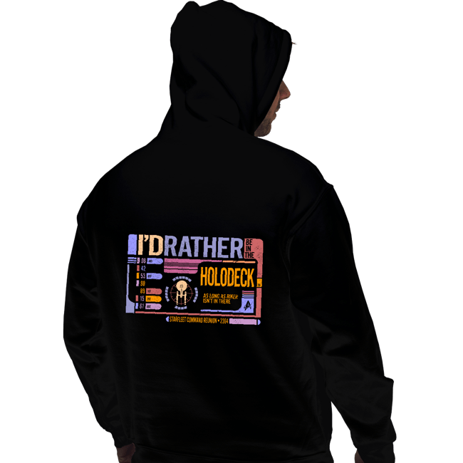 Secret_Shirts Pullover Hoodies, Unisex / Small / Black Holodeck!