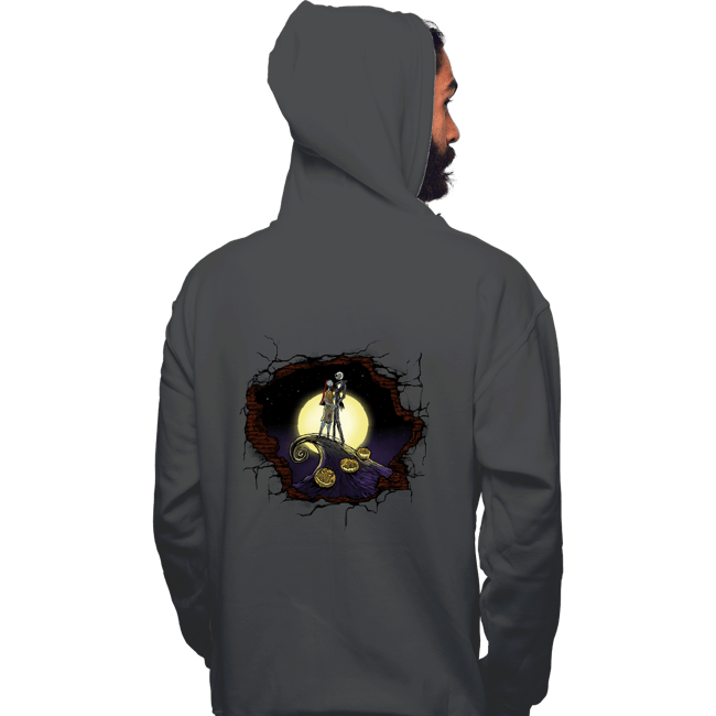 Secret_Shirts Pullover Hoodies, Unisex / Small / Charcoal Nightmare Through The Wall