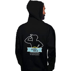 Shirts Zippered Hoodies, Unisex / Small / Black Fight Milk