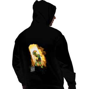 Secret_Shirts Pullover Hoodies, Unisex / Small / Black Last Slice Of Pizza