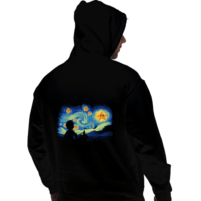 Secret_Shirts Pullover Hoodies, Unisex / Small / Black Super Starry Bros