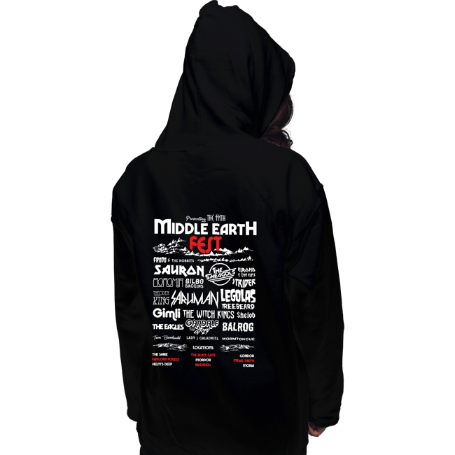 Shirts Pullover Hoodies, Unisex / Small / Black Middle Earth Fest