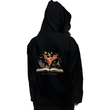 Load image into Gallery viewer, Daily_Deal_Shirts Pullover Hoodies, Unisex / Small / Black Here Be Dragons
