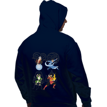 Load image into Gallery viewer, Shirts Zippered Hoodies, Unisex / Small / Navy Avatar Elements
