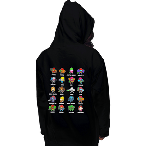 Daily_Deal_Shirts Pullover Hoodies, Unisex / Small / Black The Many Suits Of Samus