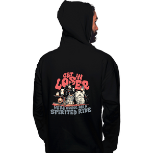 Daily_Deal_Shirts Pullover Hoodies, Unisex / Small / Black Spirited Ride