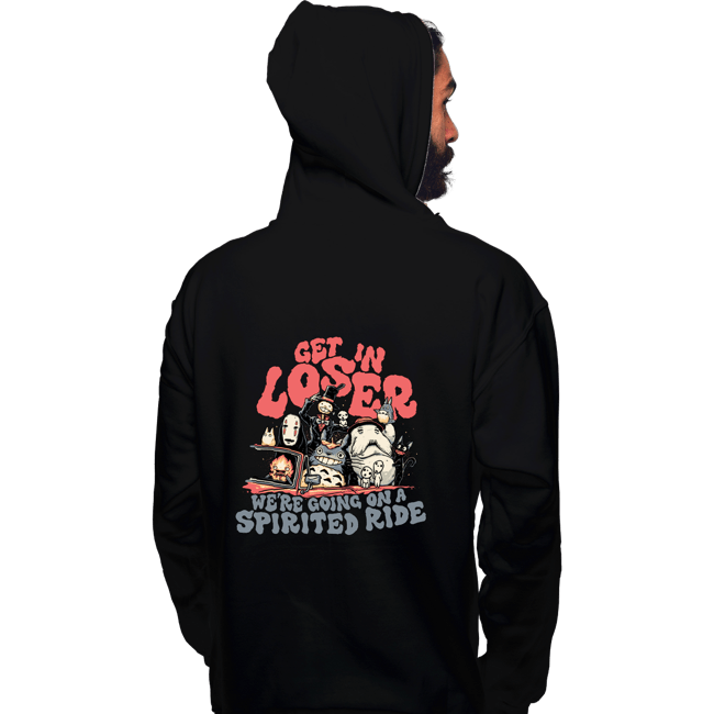 Daily_Deal_Shirts Pullover Hoodies, Unisex / Small / Black Spirited Ride