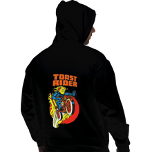 Load image into Gallery viewer, Shirts Pullover Hoodies, Unisex / Small / Black Toast Rider

