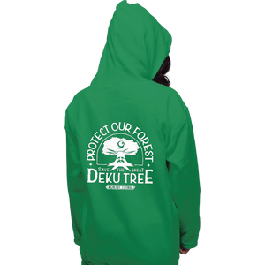 Daily_Deal_Shirts Pullover Hoodies, Unisex / Small / Irish Green Protect Our Forest