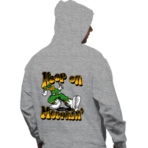 Daily_Deal_Shirts Pullover Hoodies, Unisex / Small / Sports Grey Keep On Morphin'