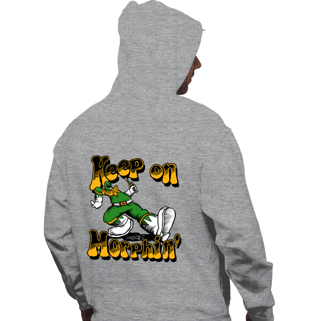 Daily_Deal_Shirts Pullover Hoodies, Unisex / Small / Sports Grey Keep On Morphin'