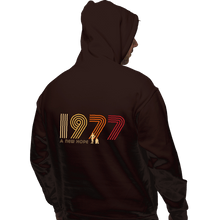 Load image into Gallery viewer, Shirts Pullover Hoodies, Unisex / Small / Dark Chocolate 1977 A New Hope
