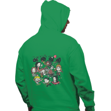 Load image into Gallery viewer, Shirts Pullover Hoodies, Unisex / Small / Irish Green Fireflys

