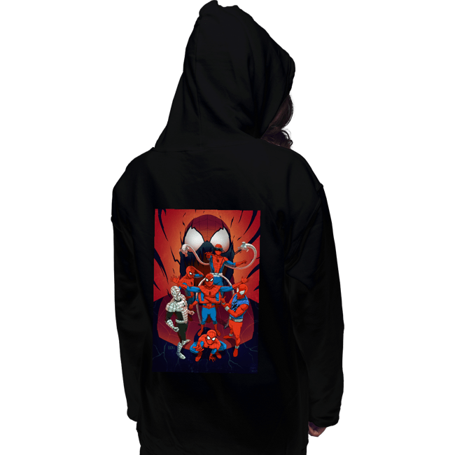 Daily_Deal_Shirts Pullover Hoodies, Unisex / Small / Black Spider Wars