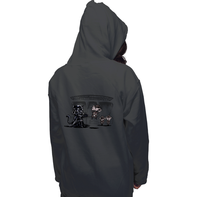 Secret_Shirts Pullover Hoodies, Unisex / Small / Charcoal Cat Vader