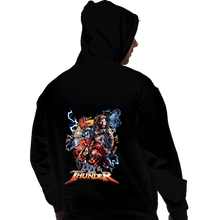 Load image into Gallery viewer, Shirts Pullover Hoodies, Unisex / Small / Black Love &amp; Thunder
