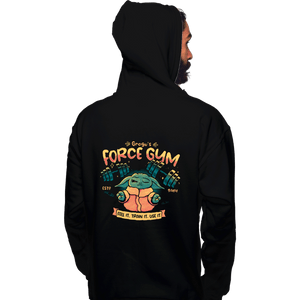 Daily_Deal_Shirts Pullover Hoodies, Unisex / Small / Black Grogu Force Gym