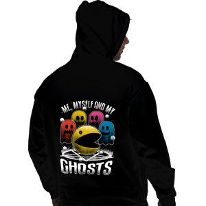 Daily_Deal_Shirts Pullover Hoodies, Unisex / Small / Black Me Myself And My Ghosts