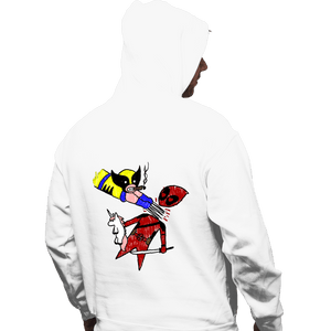 Secret_Shirts Pullover Hoodies, Unisex / Small / White He Loves Me