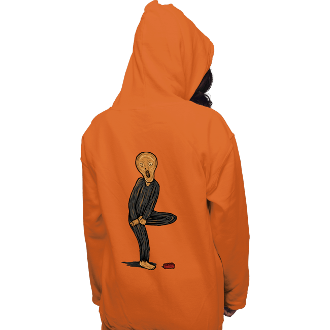 Shirts Pullover Hoodies, Unisex / Small / Orange The Scream Of Pain