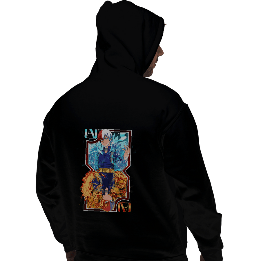 Shirts Pullover Hoodies, Unisex / Small / Black Fire And Ice Card