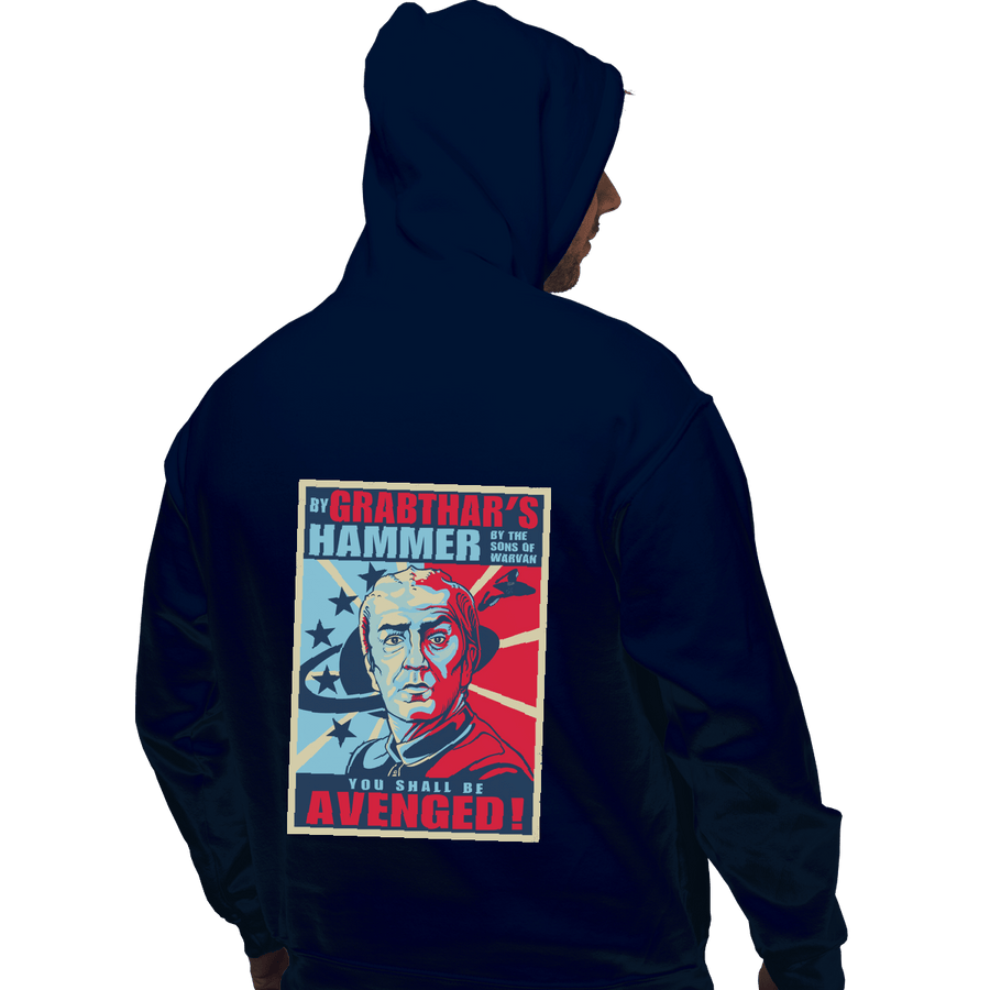 Shirts Pullover Hoodies, Unisex / Small / Navy Grabthar's Hammer