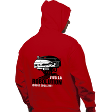 Load image into Gallery viewer, Shirts Pullover Hoodies, Unisex / Small / Red Viva La Robolution
