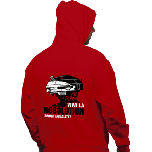 Shirts Pullover Hoodies, Unisex / Small / Red Viva La Robolution