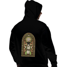 Load image into Gallery viewer, Shirts Zippered Hoodies, Unisex / Small / Black Stained Glass Toph
