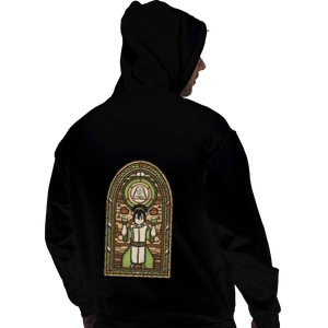 Shirts Zippered Hoodies, Unisex / Small / Black Stained Glass Toph