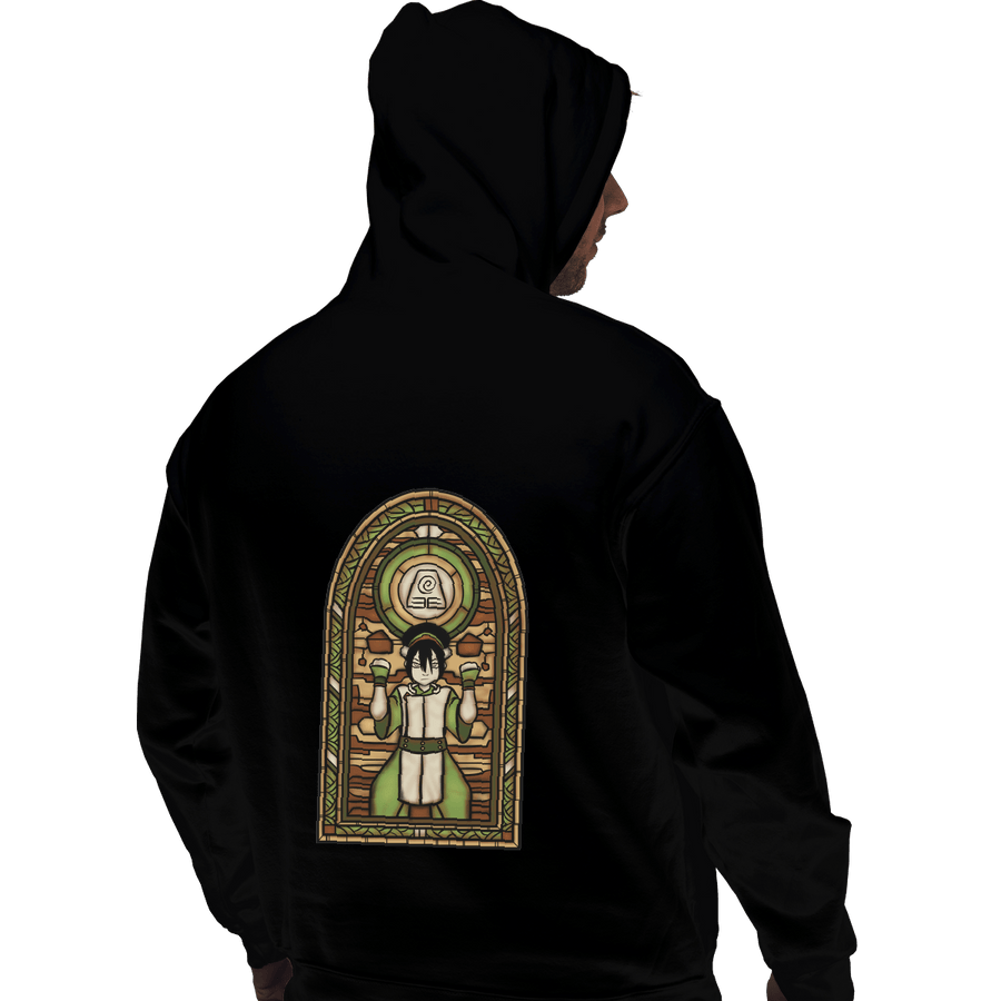 Shirts Zippered Hoodies, Unisex / Small / Black Stained Glass Toph