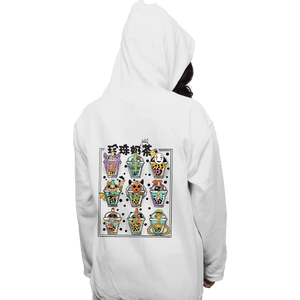 Daily_Deal_Shirts Pullover Hoodies, Unisex / Small / White Bubble Tea Nerd