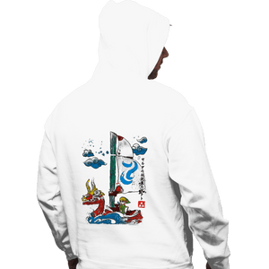 Secret_Shirts Pullover Hoodies, Unisex / Small / White Sailor With The Wind